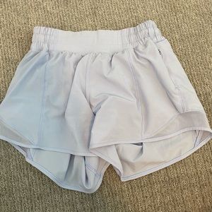 Light purple lululemon shorts